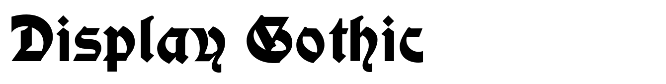 Display Gothic